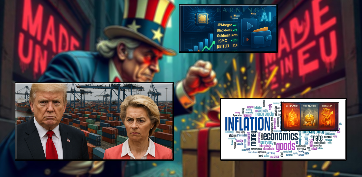 A semana que começa Tarifas, inflação e resultados